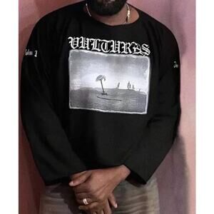 Kanye West Yeezy YZY Gosha Black Vultures Vol 1 T-Shirt sz L/XL